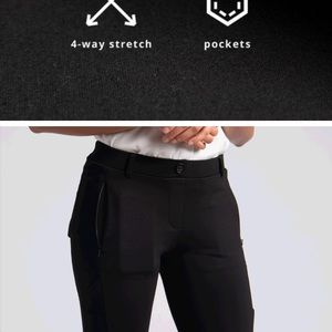 Betabrand straight leg classic travel pant